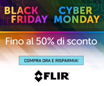 Black Friday e Cyber Monday di FLIR: Occasioni imperdibili nel mondo della tecnologia professionale!